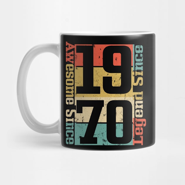 Awesome Since 1970. 50th Birthday Gift Idea by FromHamburg